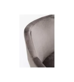 KARE Krzesło BLACK MODE 87 cm welwet szary