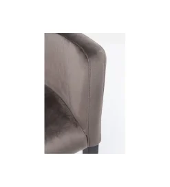 KARE Krzesło BLACK MODE 87 cm welwet szary
