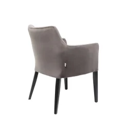 KARE Krzesło BLACK MODE 87 cm welwet szary
