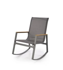 Halmar Krzesło bujane ZLATAN 97 cm popielate