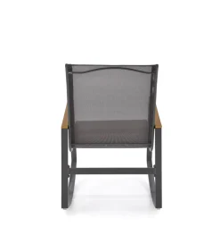 Halmar Krzesło bujane ZLATAN 97 cm popielate