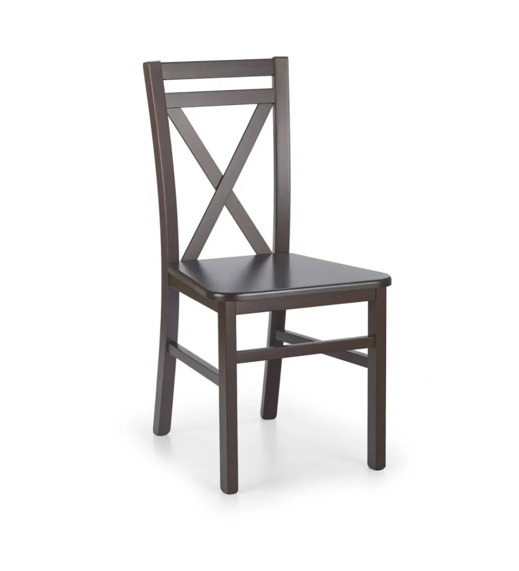 Halmar Krzesło DARIUSZ II 90 cm w optyce ciemnego orzecha