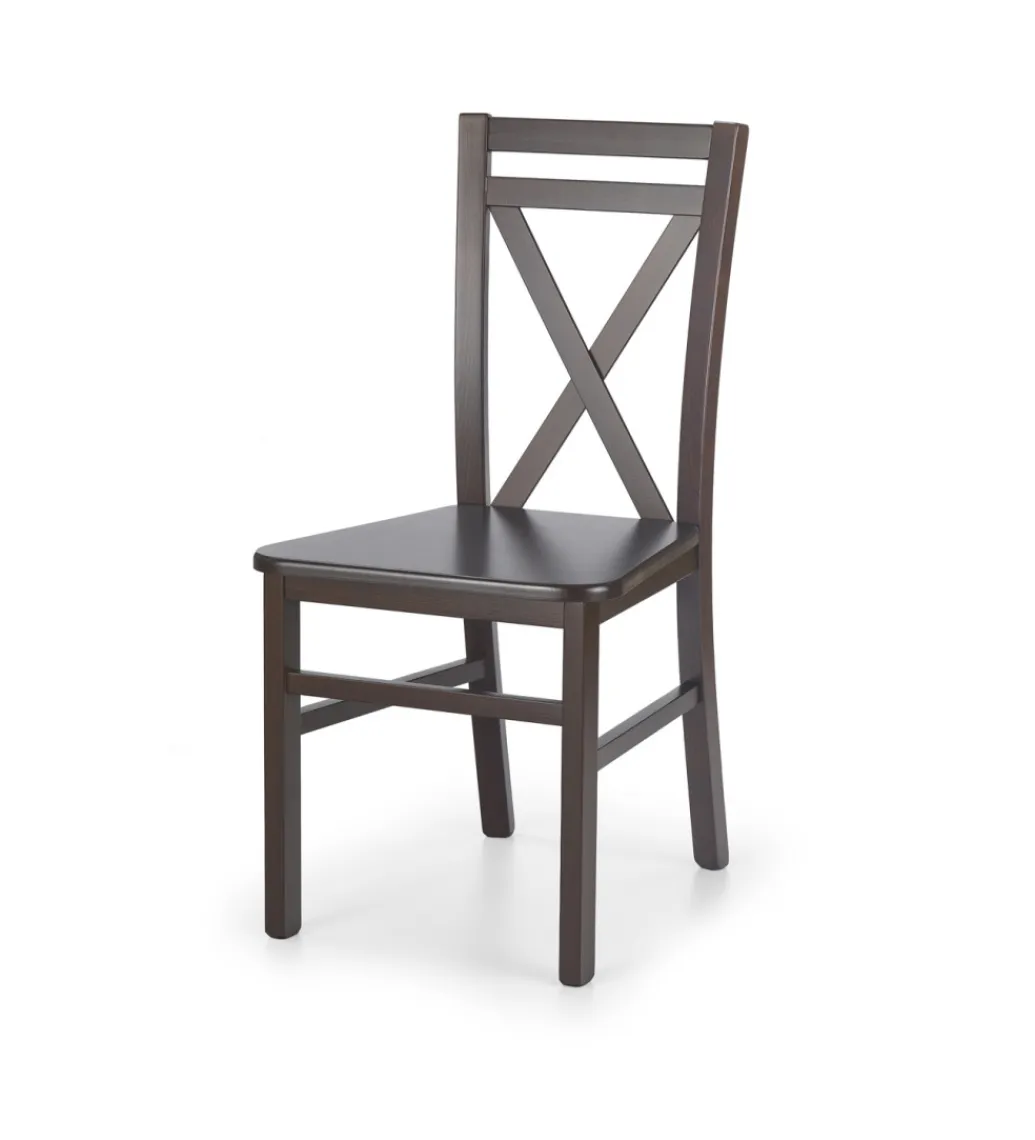 Halmar Krzesło DARIUSZ II 90 cm w optyce ciemnego orzecha