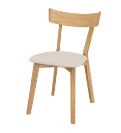 POLSKI DESIGN Krzesło dębowe ORMEN tkanina