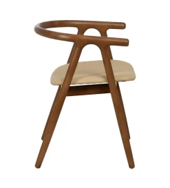 Zona-Design Krzesło EMYLY 76 cm kremowo brązowy