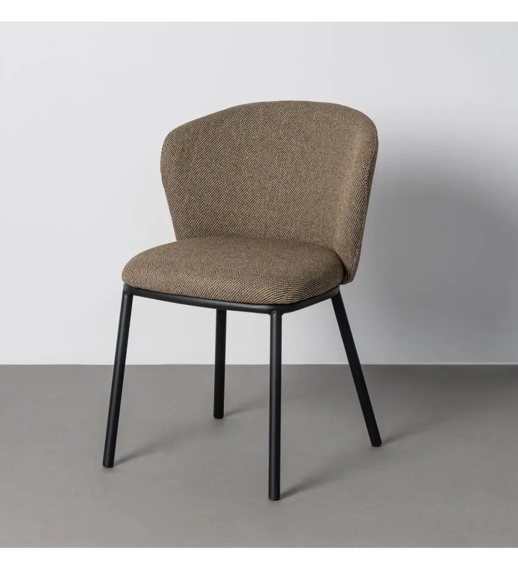 Zona-Design Krzesło ESPIGA 78 cm brązowe