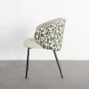 Zona-Design Krzesło ESTAMPADO 74 cm biało szare