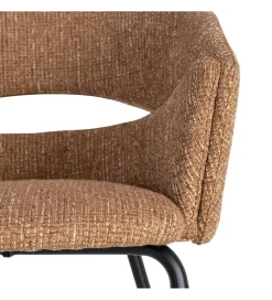 Zona-Design Krzesło HANAREO 82 cm brązowe