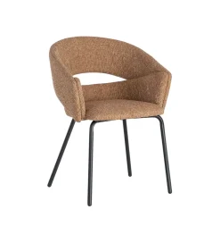 Zona-Design Krzesło HANAREO 82 cm brązowe