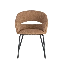 Zona-Design Krzesło HANAREO 82 cm brązowe