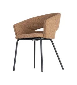 Zona-Design Krzesło HANAREO 82 cm brązowe