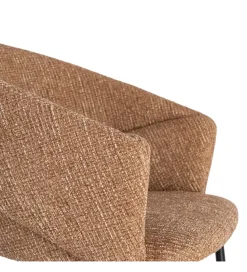 Zona-Design Krzesło HANAREO 82 cm brązowe