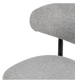 Zona-Design Krzesło HYUN tapicerowane czarne