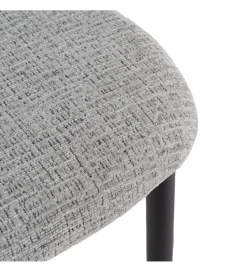 Zona-Design Krzesło HYUN tapicerowane czarne