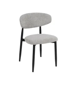 Zona-Design Krzesło HYUN tapicerowane czarne