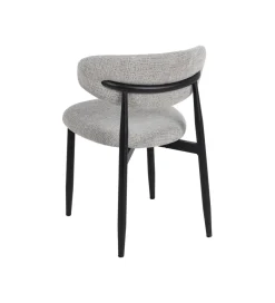 Zona-Design Krzesło HYUN tapicerowane czarne