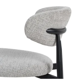 Zona-Design Krzesło HYUN tapicerowane czarne