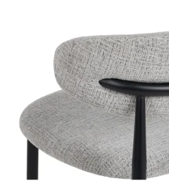 Zona-Design Krzesło HYUN tapicerowane czarne