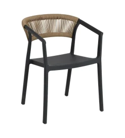 Zona-Design Krzesło IVERN antracytowy