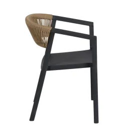 Zona-Design Krzesło IVERN antracytowy