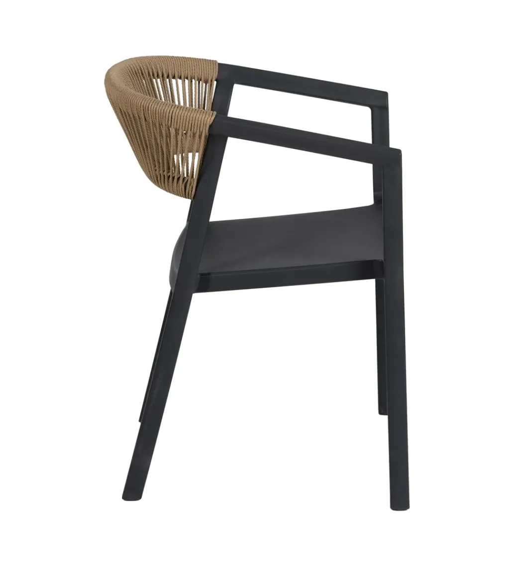 Zona-Design Krzesło IVERN antracytowy