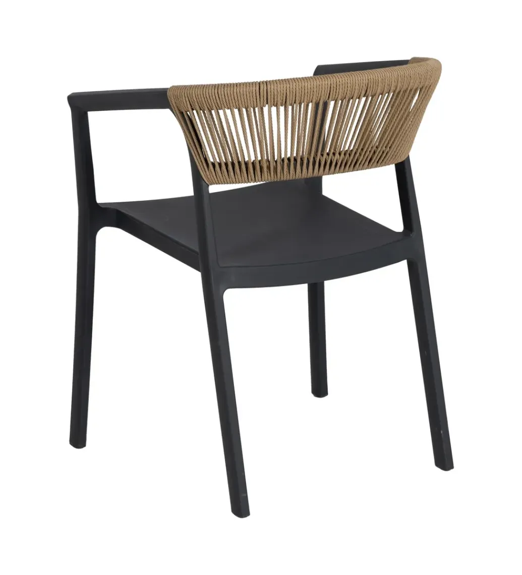 Zona-Design Krzesło IVERN antracytowy