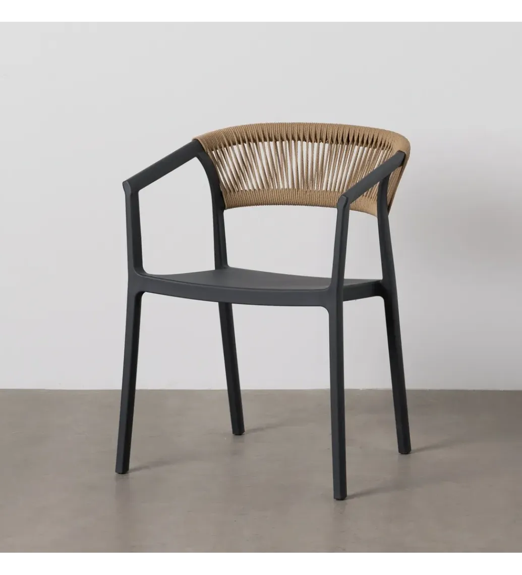 Zona-Design Krzesło IVERN antracytowy