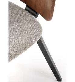 Halmar Krzesło K563 77 cm orzechowy popielaty czarny