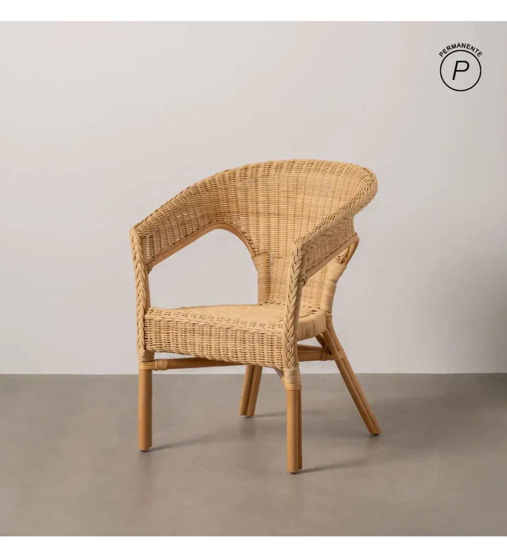 Zona-Design Krzesło KERRI ratan naturalny