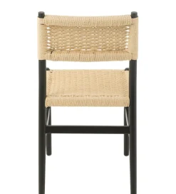 J-Line Krzesło LAP 87 cm drewno bukowe czarne