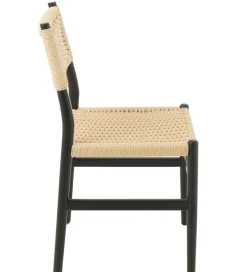 J-Line Krzesło LAP 87 cm drewno bukowe czarne
