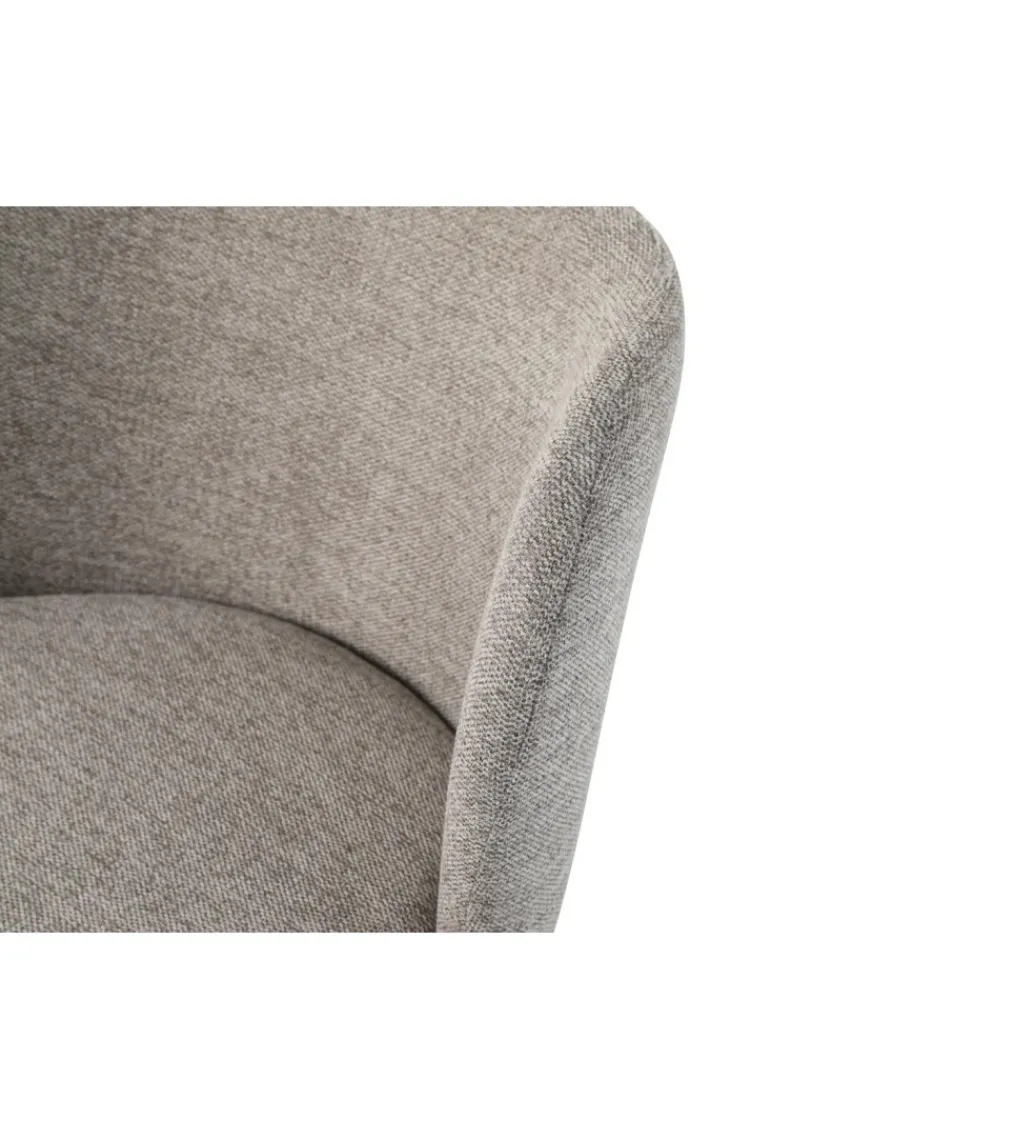 Invicta Interior Krzesło LYON 75 cm szaro beżowe