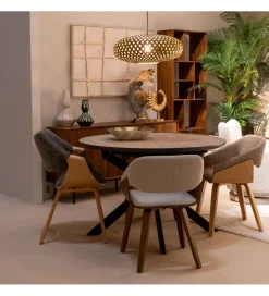 Zona-Design Krzesło MAI drewno bukowe beżowo-brązowy