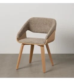 Zona-Design Krzesło MAI drewno bukowe beżowo-brązowy
