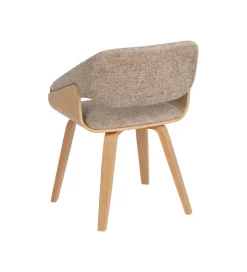 Zona-Design Krzesło MAI drewno bukowe beżowo-brązowy