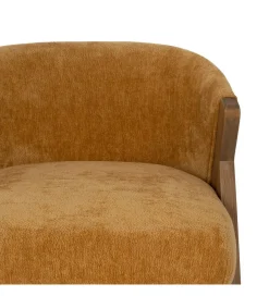 Zona-Design Krzesło MORTEZ 68 cm naturalne żółte