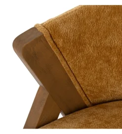 Zona-Design Krzesło MORTEZ 68 cm naturalne żółte