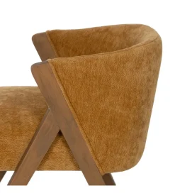 Zona-Design Krzesło MORTEZ 68 cm naturalne żółte