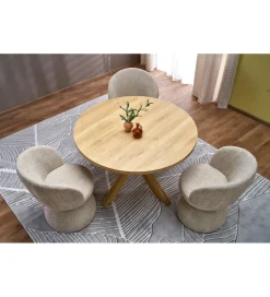 Halmar Krzesło obrotowe K581 82 cm beżowe