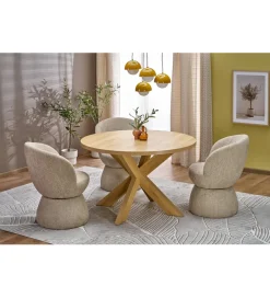 Halmar Krzesło obrotowe K581 82 cm beżowe