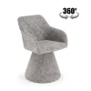 Halmar Krzesło obrotowe K603 85 cm popielate