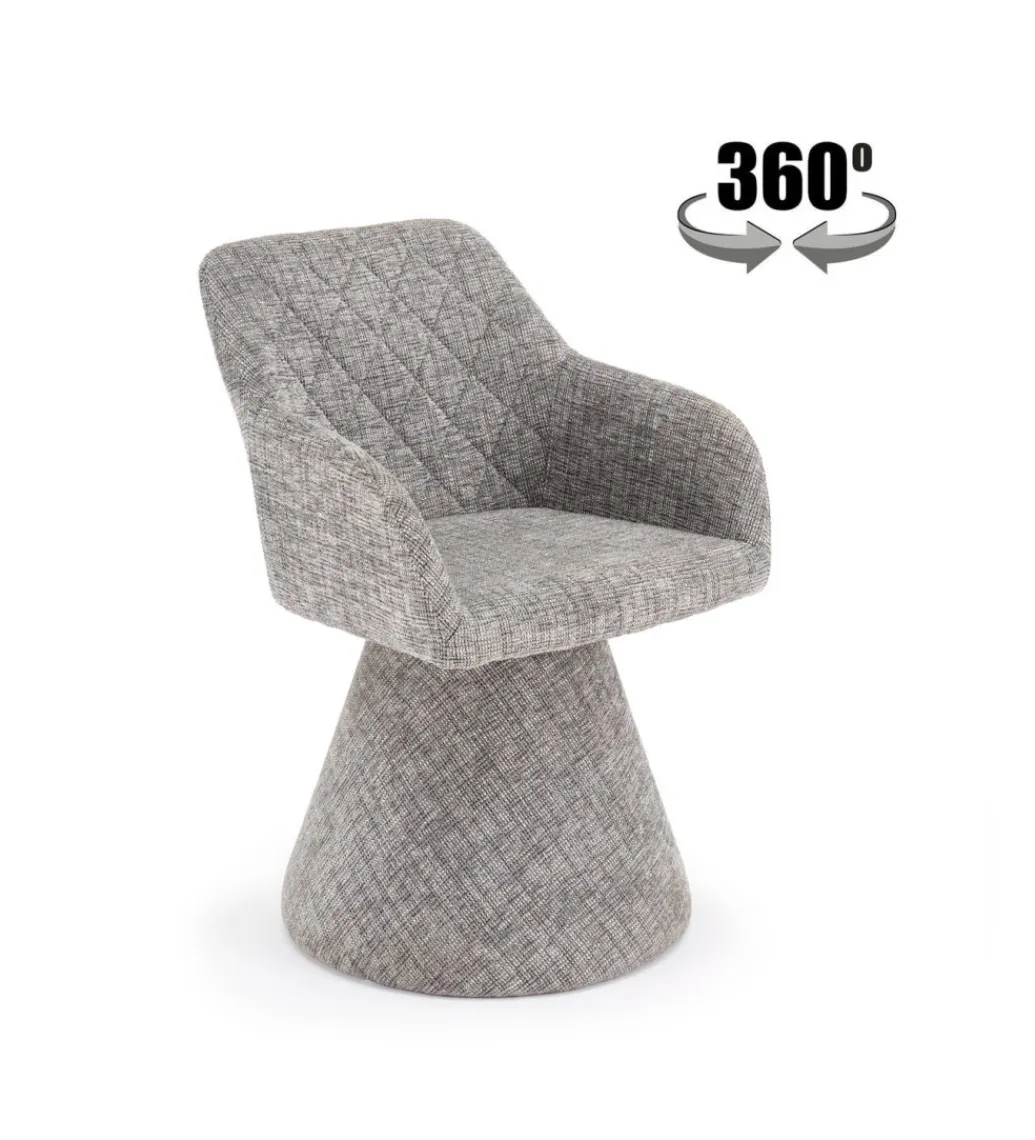 Halmar Krzesło obrotowe K603 85 cm popielate