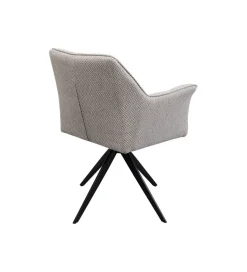 KARE Krzesło obrotowe THINKTANK 82 cm szare