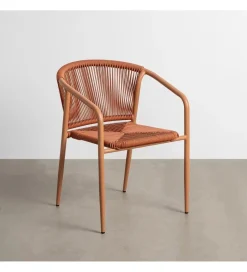 Zona-Design Krzesło ogrodowe APASENO 77 cm terrakota