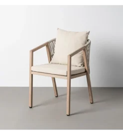 Zona-Design Krzesło ogrodowe ASTAREMO 78 cm szarobrązowe