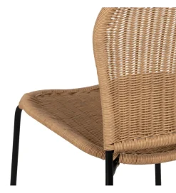 Zona-Design Krzesło ogrodowe BULO naturalne