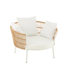 J-Line Krzesło ogrodowe JOALEN 79 cm rattan