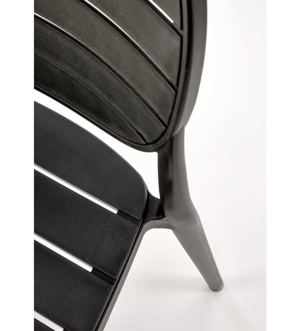 Halmar Krzesło ogrodowe K529 83 cm czarne
