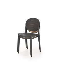 Halmar Krzesło ogrodowe K529 83 cm czarne
