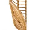 Halmar Krzesło ogrodowe K541 77 cm naturalne czarne